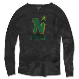  Minnesota North Stars 47 Brand Charcoal Vintage Logo 