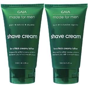  Gaia Skin Naturals Made for Men Shave Cream 5.3 oz Health 