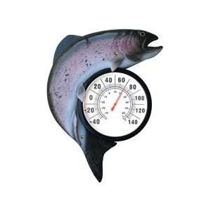  Trout Hand painted Thermometer Patio, Lawn & Garden