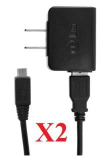   OEM LG Premium Micro USB Data Cable+Home/Wall Charger Adapter  