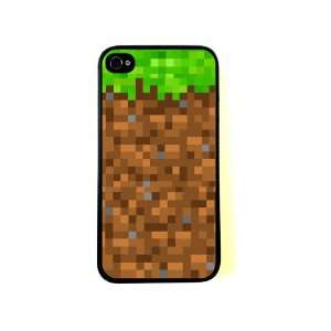  Grass Minecraft iPhone 4 Case   Fits iPhone 4 and iPhone 