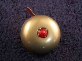 Bicycle Bell with a nice Imitation Red Ruby Vintage  