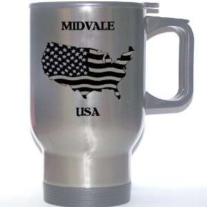  US Flag   Midvale, Utah (UT) Stainless Steel Mug 