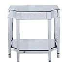 Dazzling HORCHOW Mirrored Cube Mirror Glass Table End Cocktail Neiman 