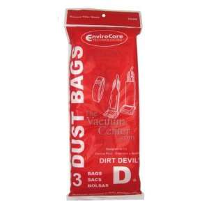   Genuine Dirt Devil Bags 3 Pack   Type D (Microfresh)