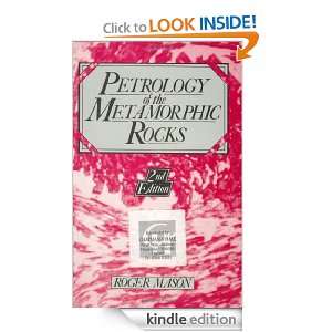  Petrology of the Metamorphic Rocks eBook R. Mason Kindle 