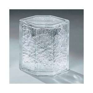   Glass Block Clear 8 x 8 Icescapes Hedron Corner