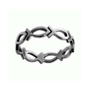  Cutout Ichthus / Fish Chastity Ring Jewelry
