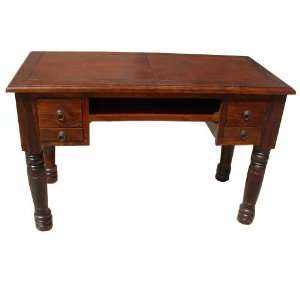   Wood Computer Desk Hall Console Study Writing Table: Furniture & Decor