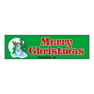  Merry Christmas   Christmas Bumper Stickers (Large 14x4 