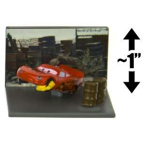  Lightning McQueen at Impound Lot Pixar Cars Mini Figure 