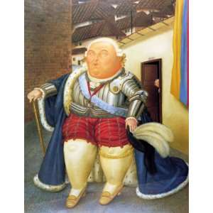 , Art Reproductions, Fernando Botero, Louis XVI on a Visit to Medelin 