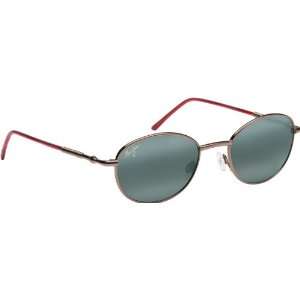 com Maui Jim Sand Dollar 216 Sunglasses, Bronze/Grey Lens, Sunglasses 