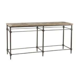  Mattix French Country Reclaimed Wood 71 Console Table 