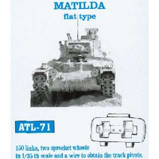  Matilda Flat Type Tank Track Link Set (150 Links) 1 35 