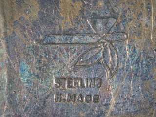 Navajo H Mace Hammered Sterling 925 Belt Buckle & Keeper 3/4in  