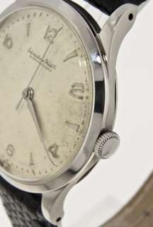 IWC C89 Vintage 17 Jewel Manual Wind Stainless Steel Watch Circa 1955 