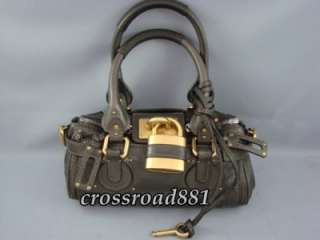 Auth Chloe Dark Brown Paddington Handbag Great Condition  