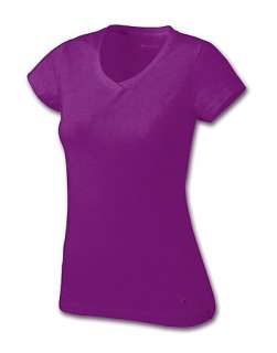 Champion Double Dry® Cotton Solid Color Womens T Shirt   style 23813 