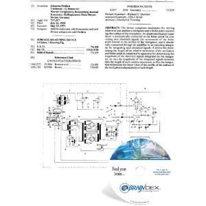  NEW Patent CD for SURFACE MEASURING DEVICE Everything 