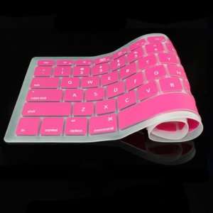  Hot Pink Keyboard Skin Compatible with Apple Macbook 