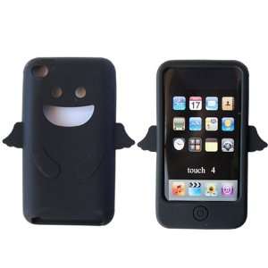   Silicone Case Cover for Apple iPod Touch 4 Black J57: Electronics