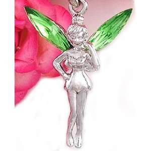  Green Fairy Tinkerbell Cell Phone Charm Strap c443 