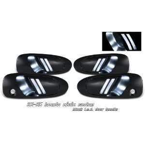  HONDA CIVIC EG EX DX 4DR SEDAN LED DOOR HANDLE JDM BLACK: Automotive