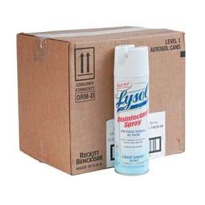 Lysol Disinfectant Cleaner Linen Scent 19oz 12ct