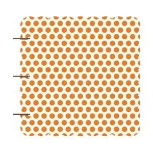  Lush 2 Orange Flocked Chipboard Album 8X8 Arts, Crafts 