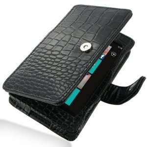  PDair Leather Case for Nokia Lumia 800   Book Type (Black 