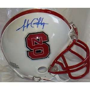 Jerricho Cotchery Signed Mini Helmet   NC State  Sports 