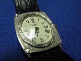 Jules Jurgensen Diamond 14K Solid White Gold Watch  