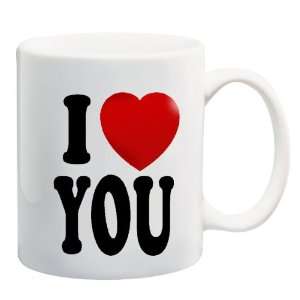  I LOVE YOU Ceramic Mug Coffee Cup: Everything Else
