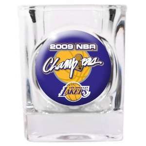   : Los Angeles Lakers 2009 NBA Champions Shot Glass: Sports & Outdoors