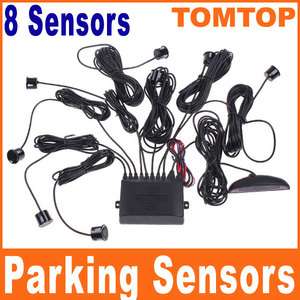 NEW Car LED Display Parking Reverse Backup Radar Buzzer System with 8 