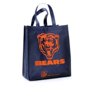Chicago Bears Logo Reusable Printed Bags   Set of 12 bags  