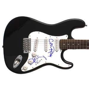  Los Lobos Autographed Signed Guitar PSA/DNA Everything 