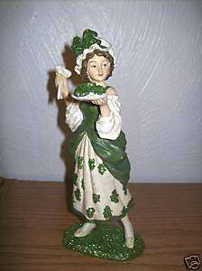 St. Pats Lady with Pipes Irish Figure by KD Vintage  