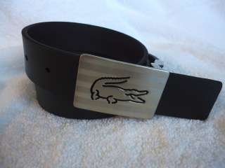NWT $75 LACOSTE REVERSIBLE LEATHER BELT ALL SIZES @$35  