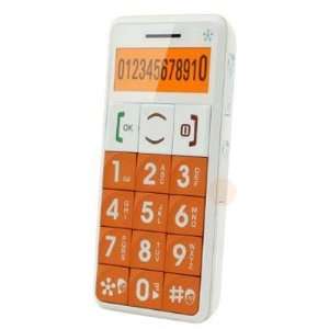  New Just5 J509 Cellular Phone Bar Orange Passive Matrix 