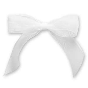    Exclusively Weddings White Organza Bow