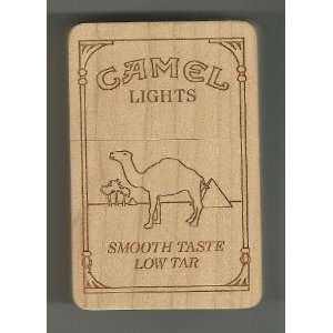   Collectible Camel Lights Wood Cigarette Case: Everything Else
