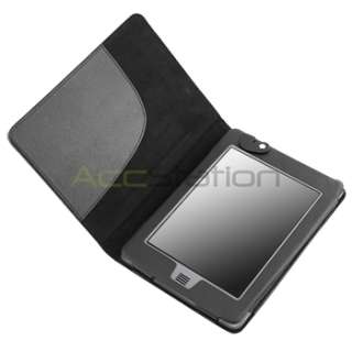   PU Leather Case Cover Wallet With LED Light For Kindle Touch Reader