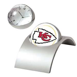  Kansas City Chiefs NFL Spinning Desk Clock: Sports 