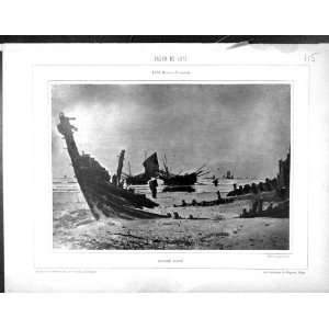   C1877 Baschet Portrait Lepic Ship Wreck Bateau Casse