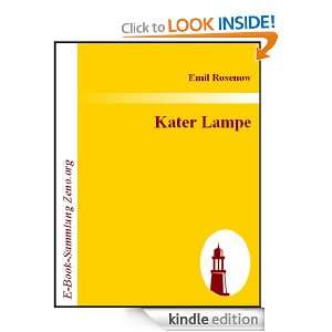 Kater Lampe : Komödie in vier Akten (German Edition): Emil Rosenow 