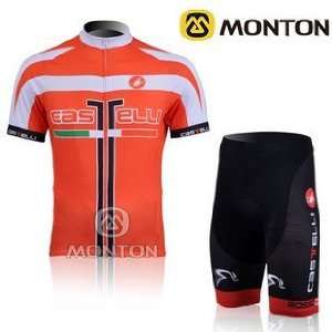  2011 castelli team red cycling jersey short suit a074 
