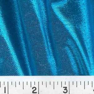  45 Wide Tissue Lame   Turquoise Fabric By The Yard: Arts 