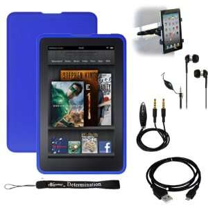  Blue  Kindle Fire Tablet Silicone Skin + Includes a 